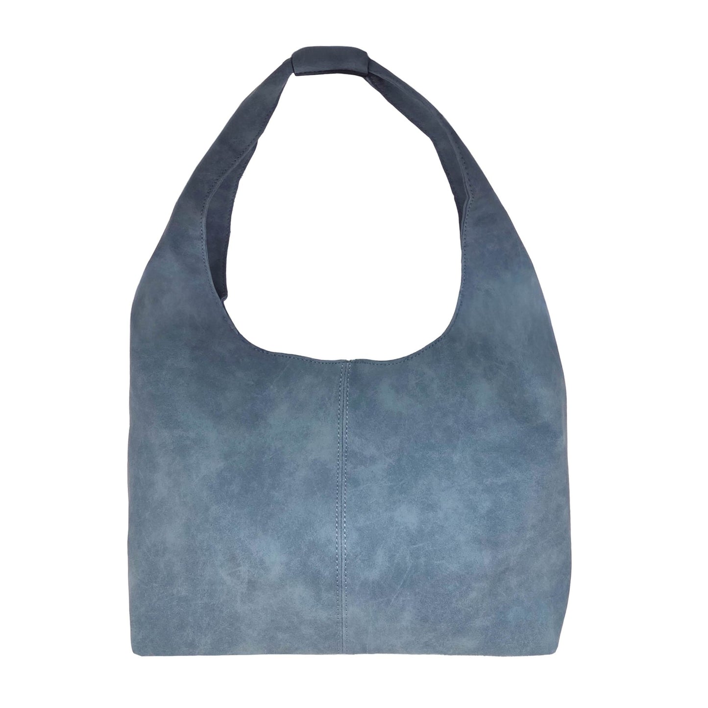 CARA SUEDE HOBO DENIM