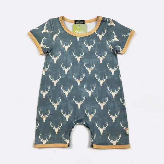 Emerald Deer Boy Romper