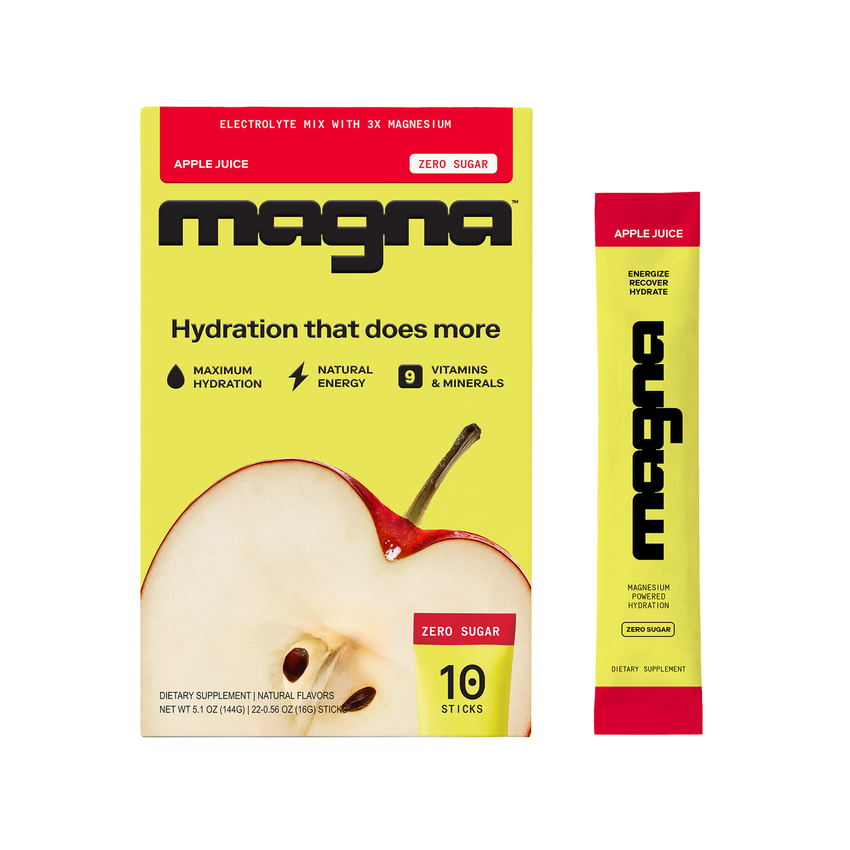 Magna Core Hydration | Apple Juice | 10 Count