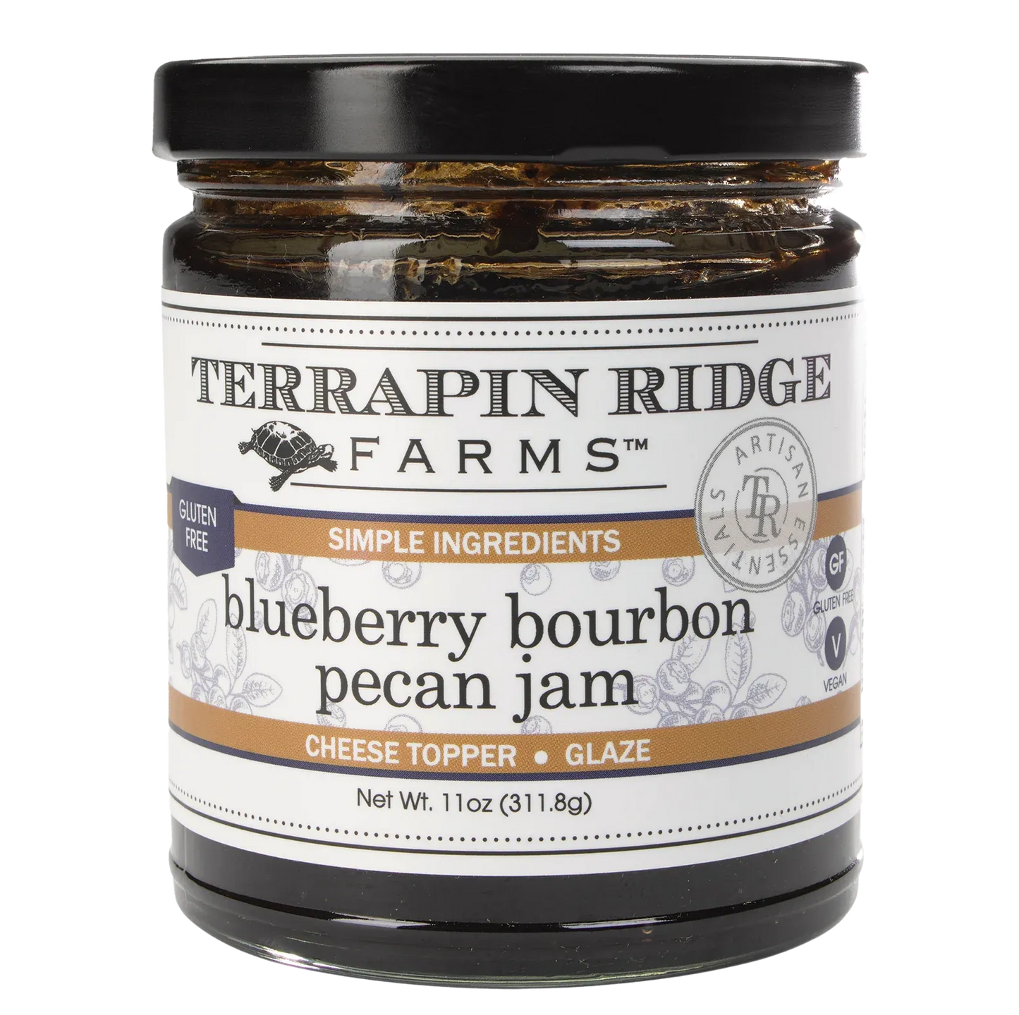 Blueberry Bourbon Pecan Jam