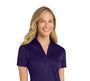 Purple Port Authority Short Sleeve Polo Women's with KDMC Logo
