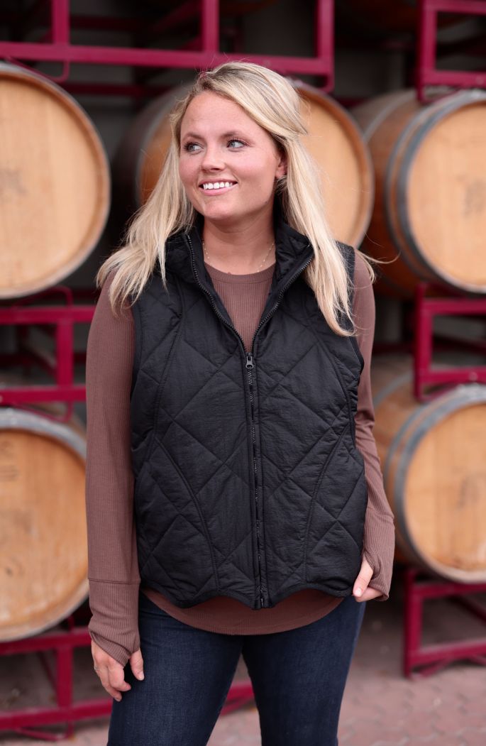Outbound Quilted Puffer Vest - Midnight