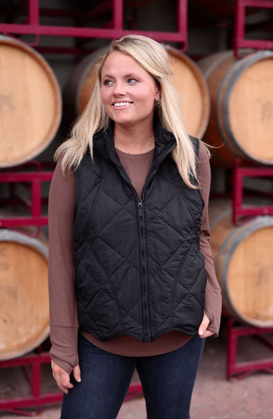 Outbound Quilted Puffer Vest - Midnight