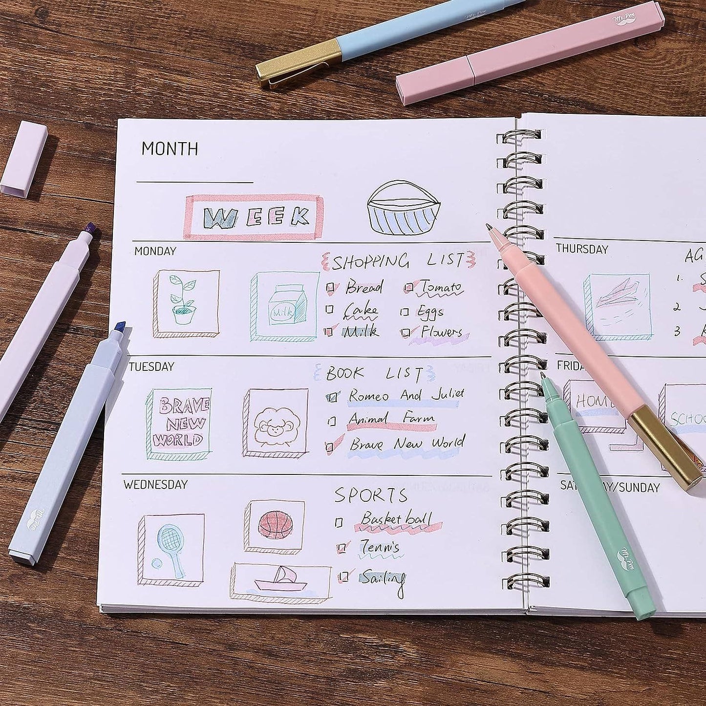 Bible Safe Morandi Highlighters Set