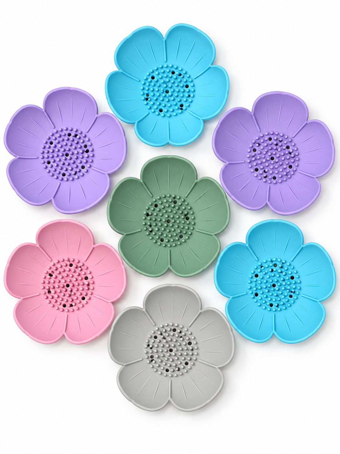 Shower Steamer Tray - Lotus - Flexible Silicone Soap Tray