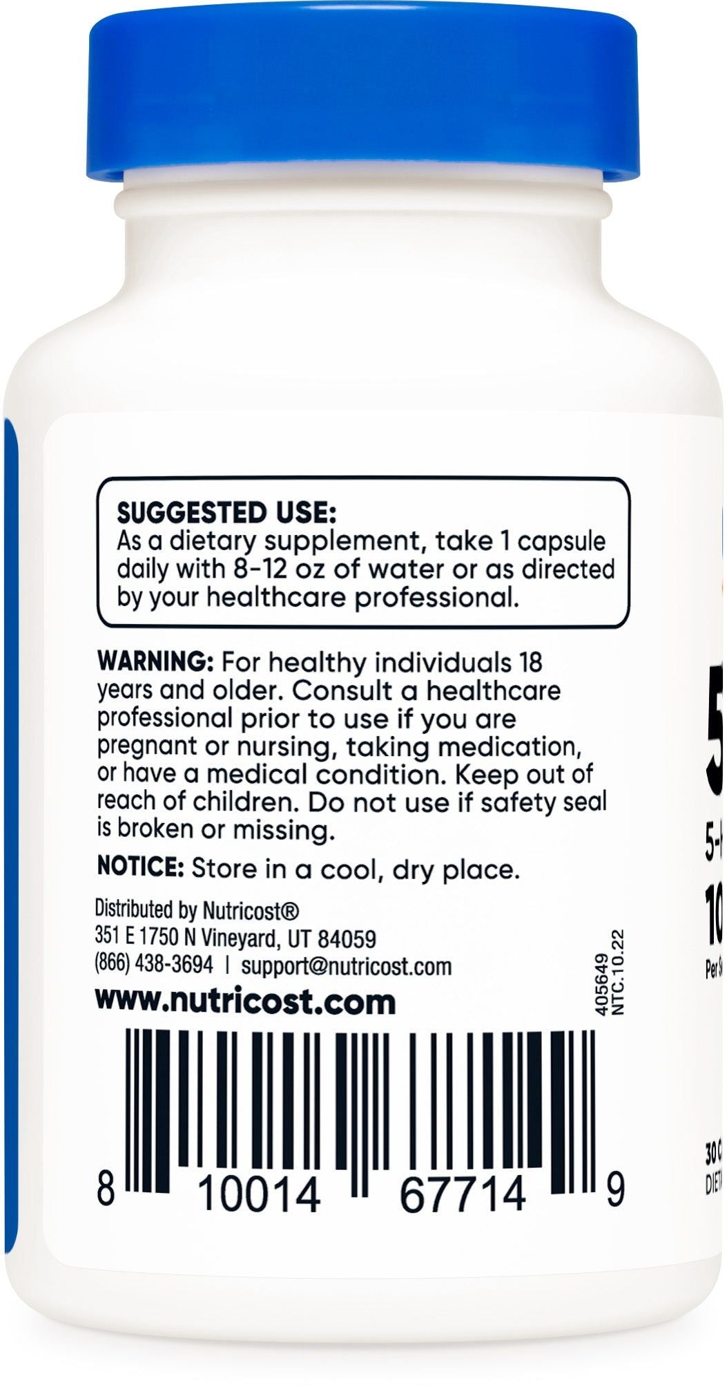 5-HTP Capsules (100 MG) (30 Capsules)