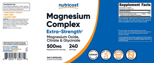 Magnesium Complex [500 MG] [240 CAPS]