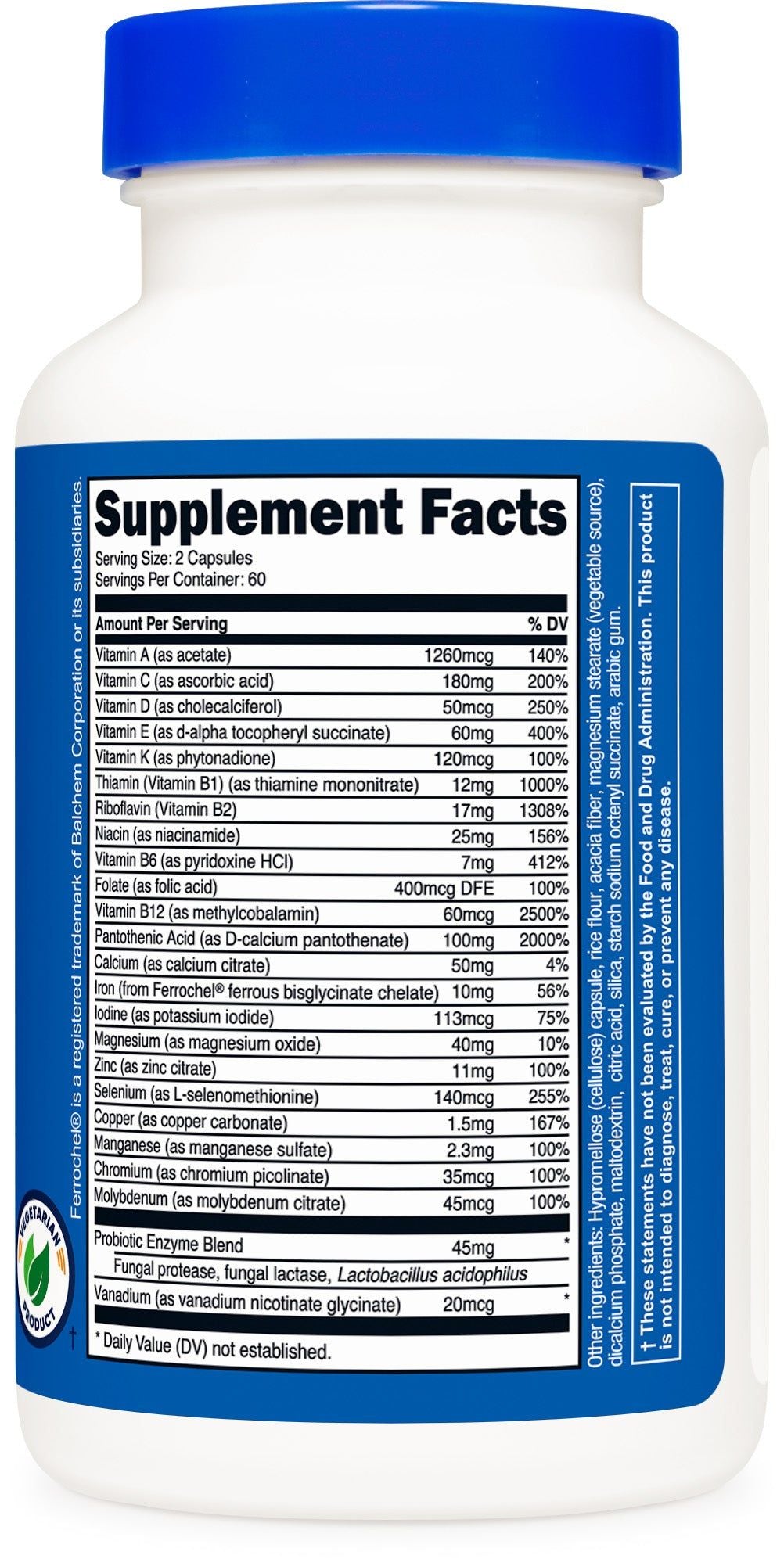Multivitamin Capsules (120 Capsules)