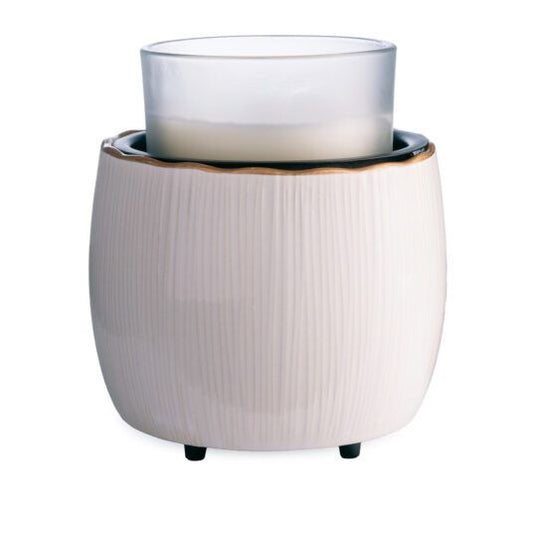Crock Candle Warmer Golden Ridges