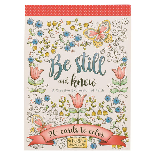 Coloring Cards Be Still and Know