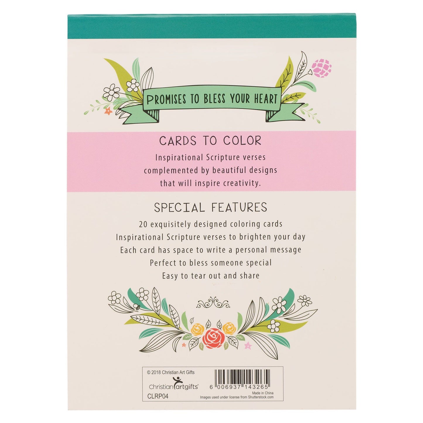 Coloring Cards Promises to Bless