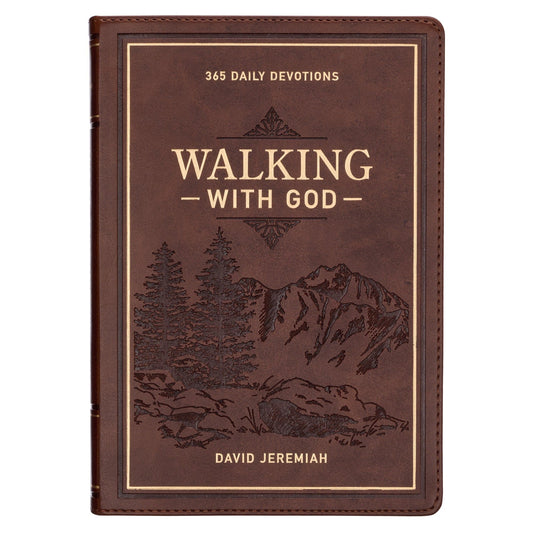 Devotional Walking with God Large Print
Faux Leather