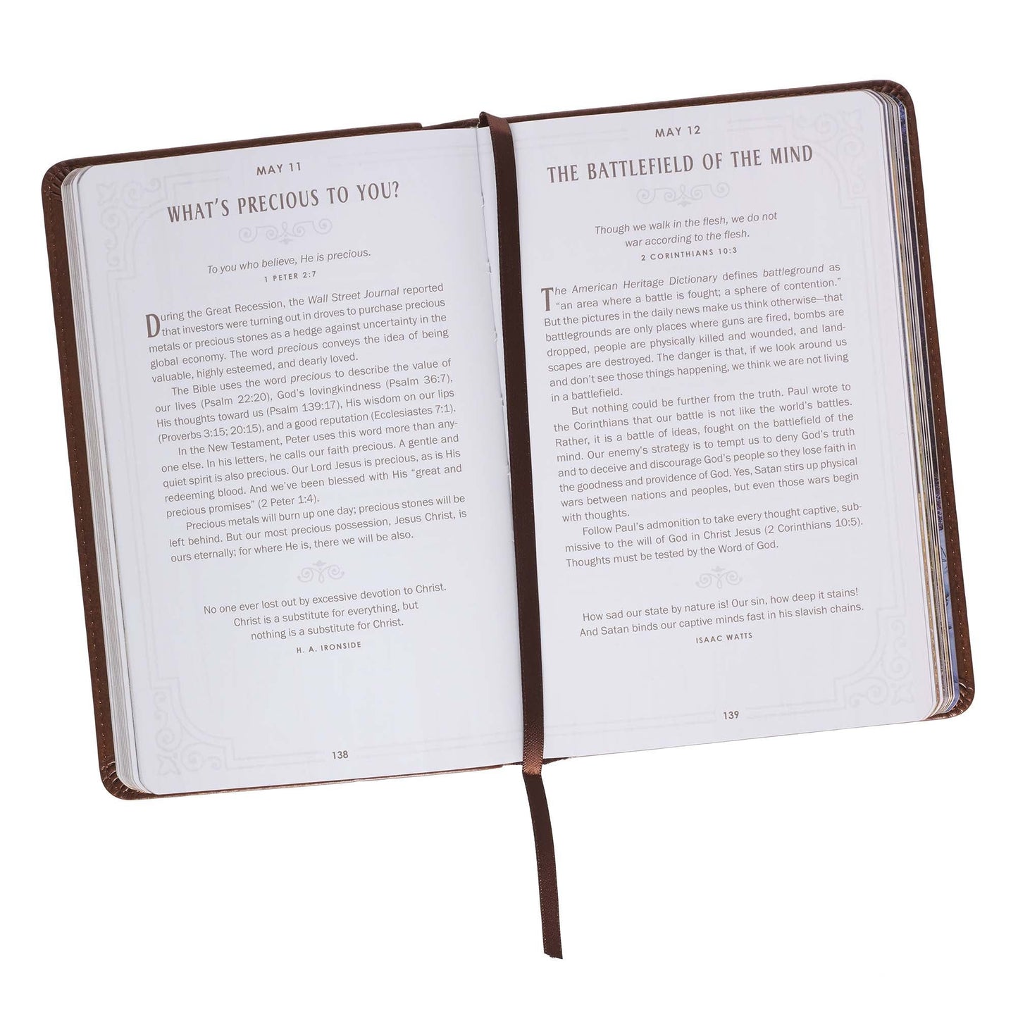 Devotional Walking with God Faux Leather