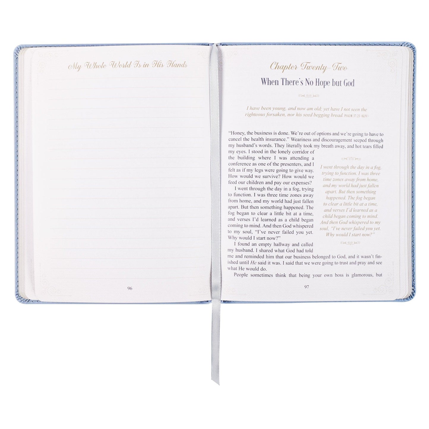 Devotional  Hope  that  Endures  Faux leather