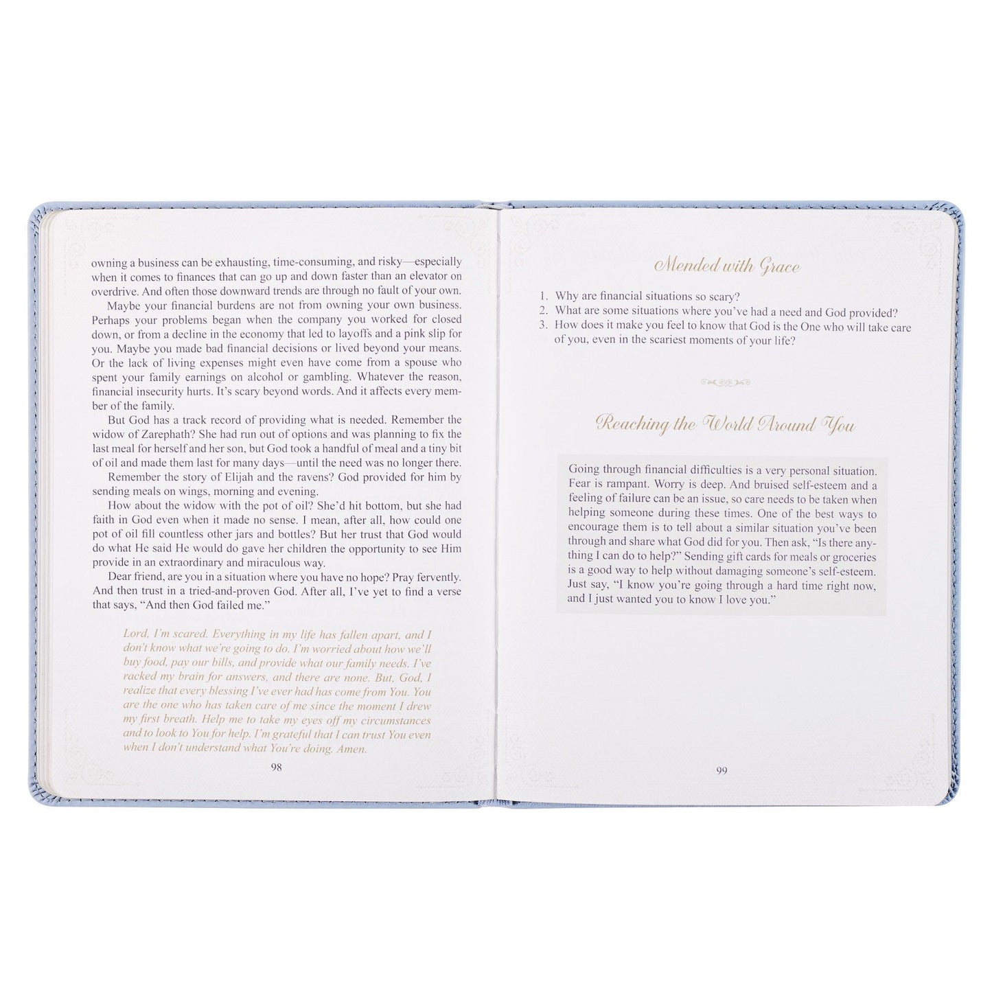 Devotional  Hope  that  Endures  Faux leather