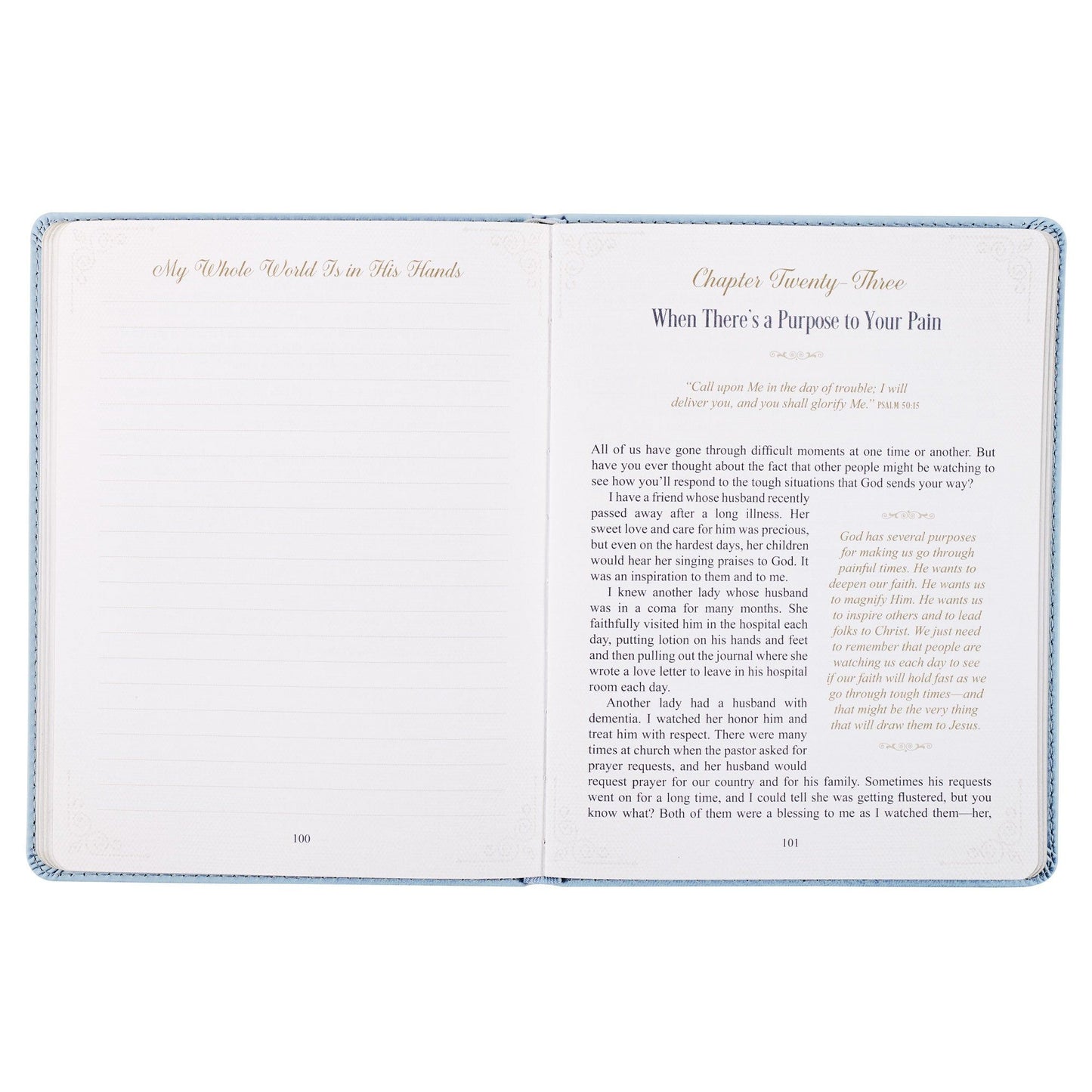 Devotional  Hope  that  Endures  Faux leather