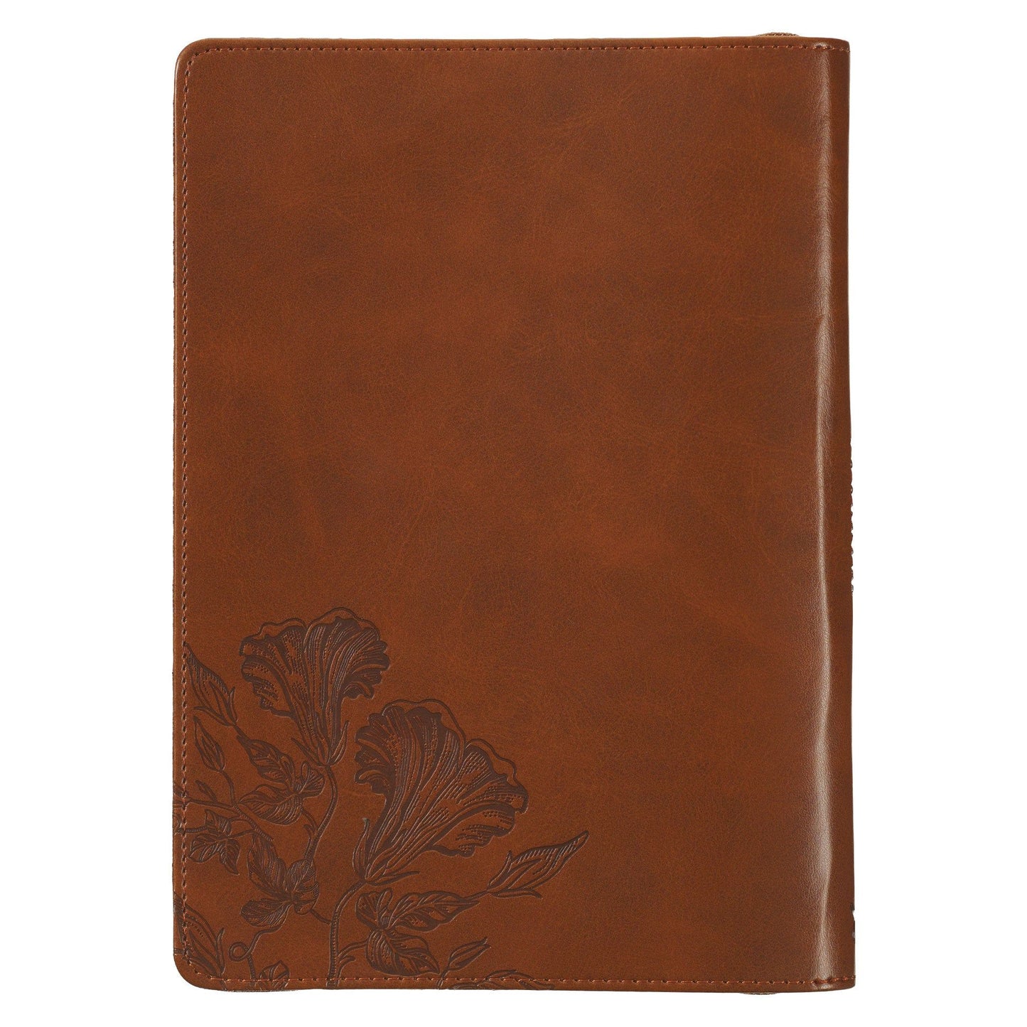 Journal Classic Zip Brown/Cream Floral
Printed Amazing Grace 2 Cor. 12:9