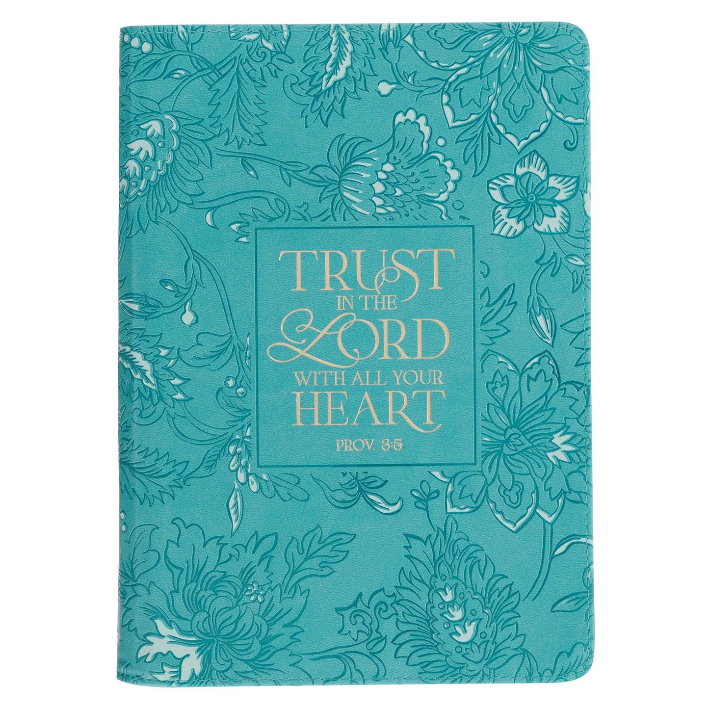 Journal Classic Zip Teal Trust in the Lord
Prov. 3:5