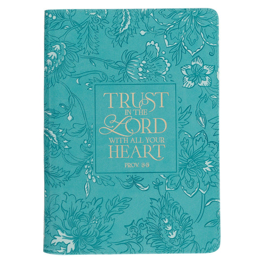 Journal Classic Zip Teal Trust in the Lord
Prov. 3:5