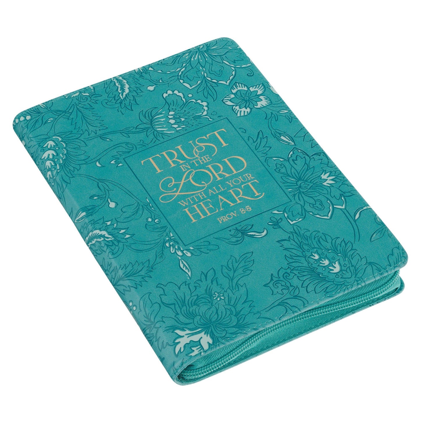 Journal Classic Zip Teal Trust in the Lord
Prov. 3:5