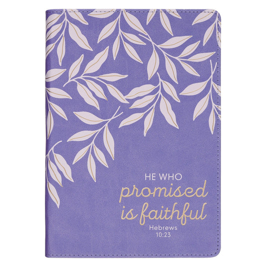 Journal Classic Purple He Who Promised
Is Faithful Heb. 10:23