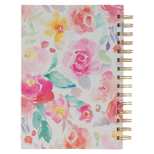 Journal Spiral-bound Multicolored Floral
All Things Through Christ Phil 4:13