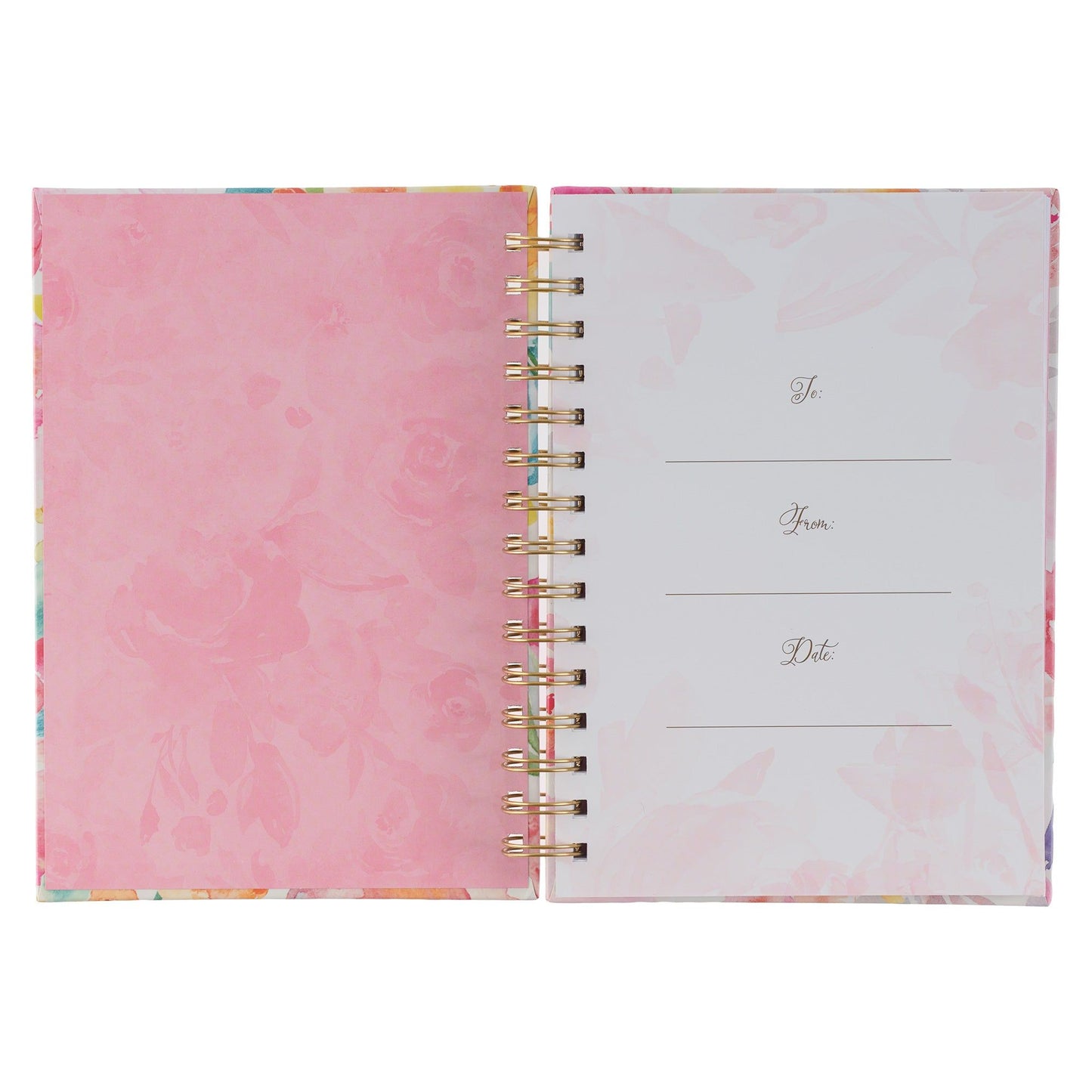 Journal Spiral-bound Multicolored Floral
All Things Through Christ Phil 4:13
