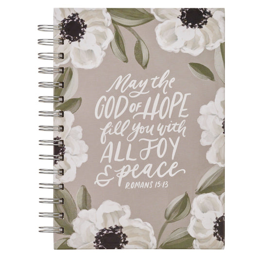 Journal Spiral-bound May the God of All
Hope Fill You With Joy Rom. 15:13