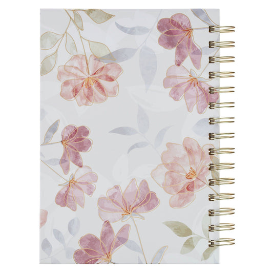 Journal Spiral White Floral Walk By Faith 2
Cor. 5:7