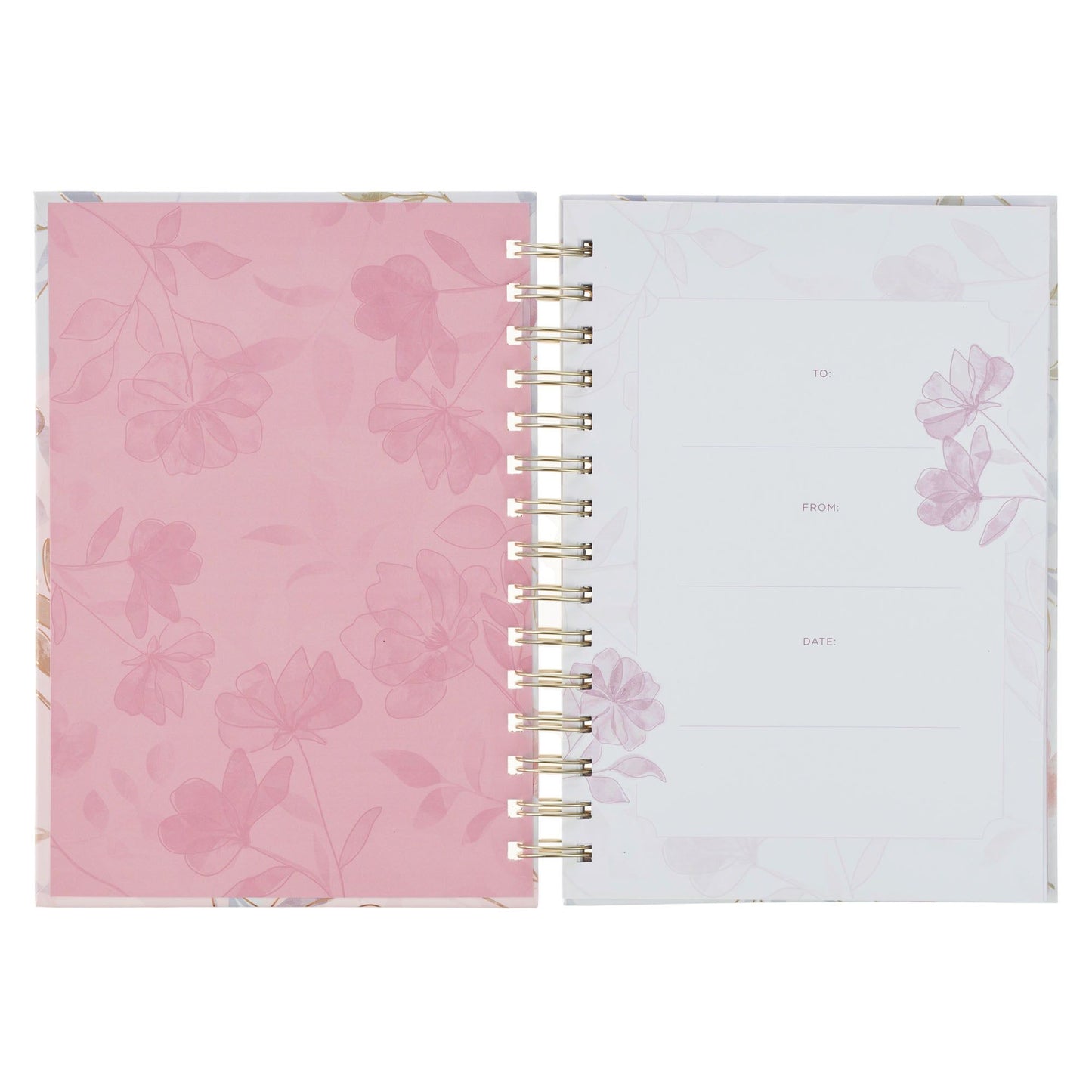 Journal Spiral White Floral Walk By Faith 2
Cor. 5:7