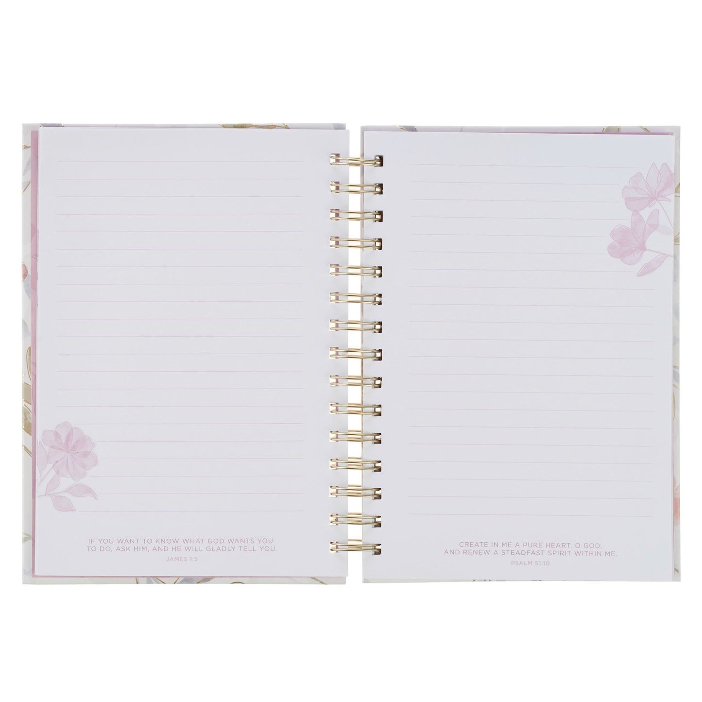 Journal Spiral White Floral Walk By Faith 2
Cor. 5:7