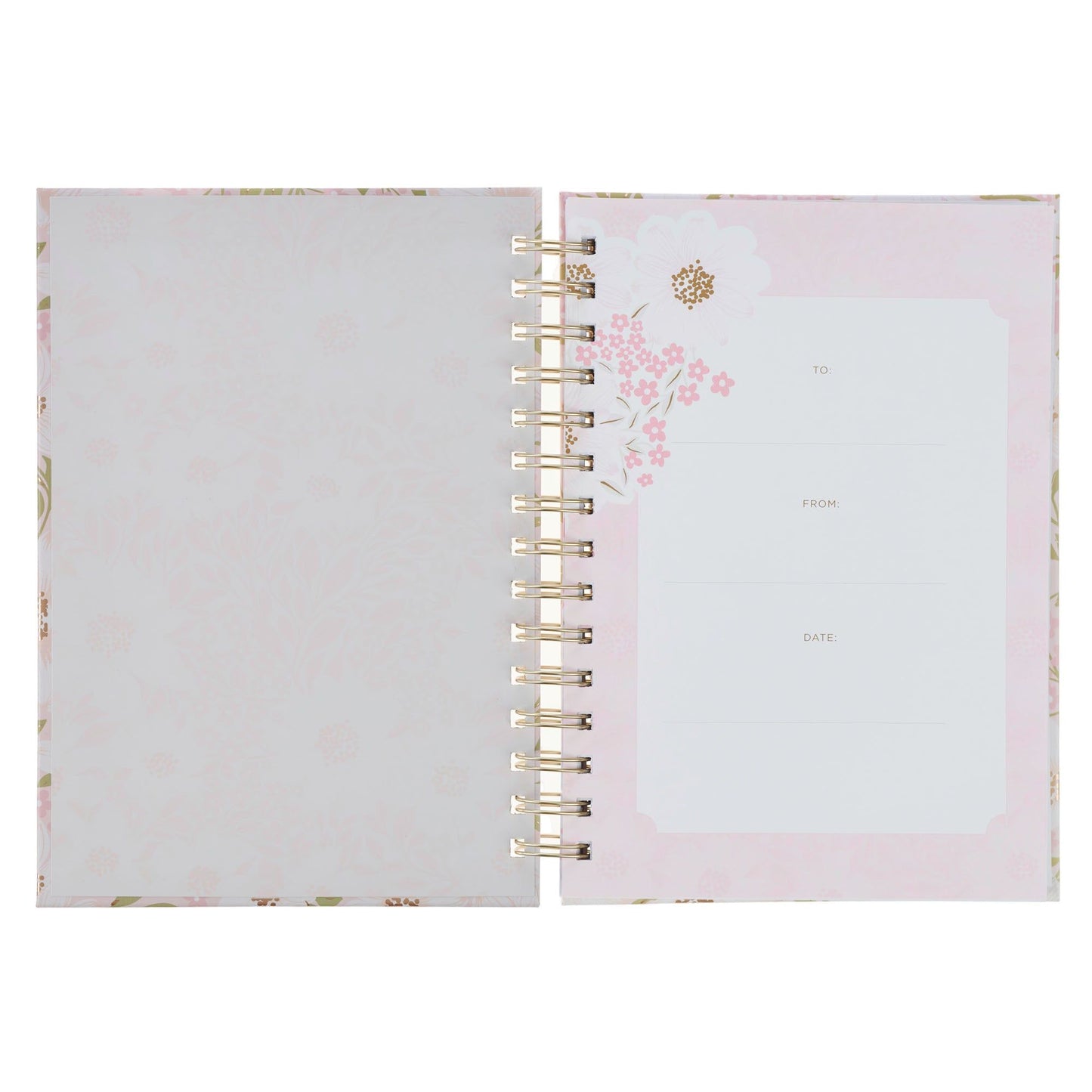 Journal Spiral Pink Floral Bless You And
Keep You Num. 6:24