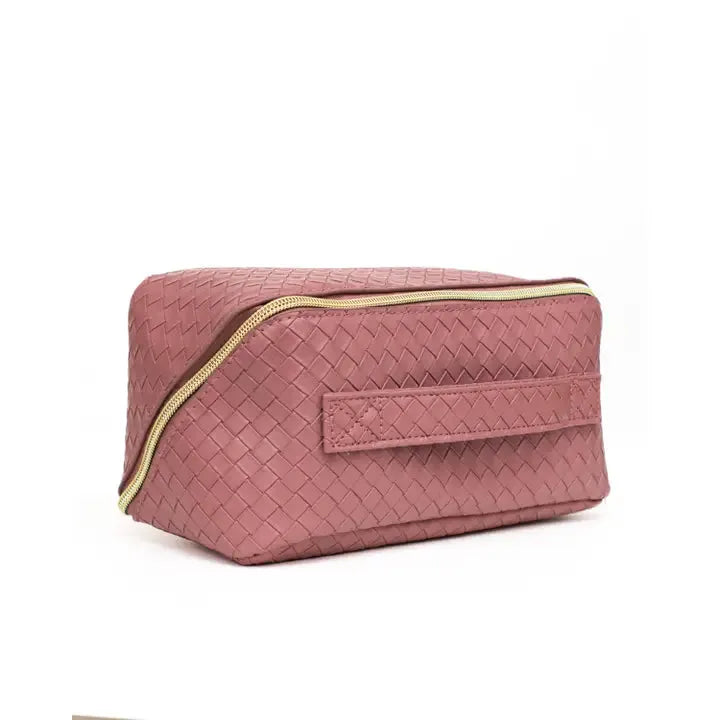 Jolee Cosmetic Bag   Pink   9x4.5x5