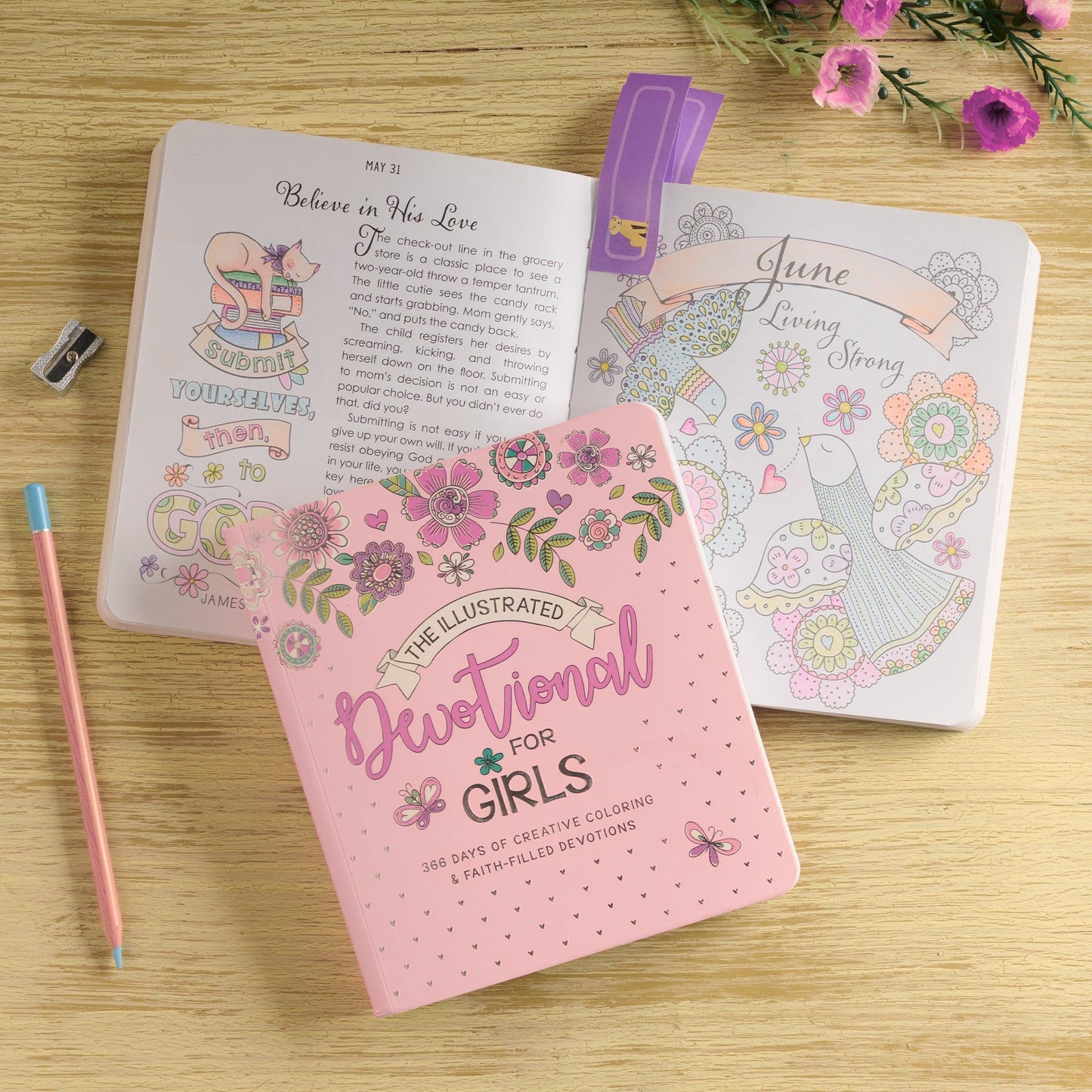 Kid Book Illustrated Devotional for Girls
Softcover
