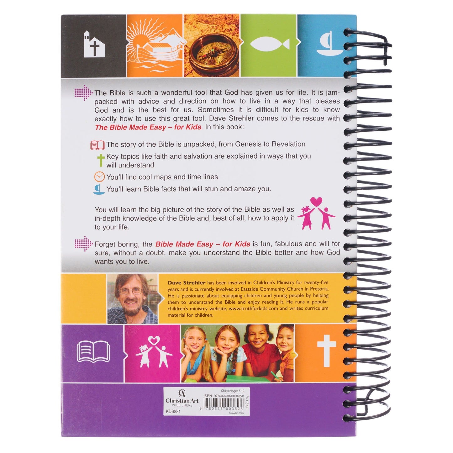 Kid Book The Bible Made Easy Spiral