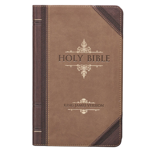 KJV Bible Giant Print Standard-size Faux
Leather, Brown Two-tone
