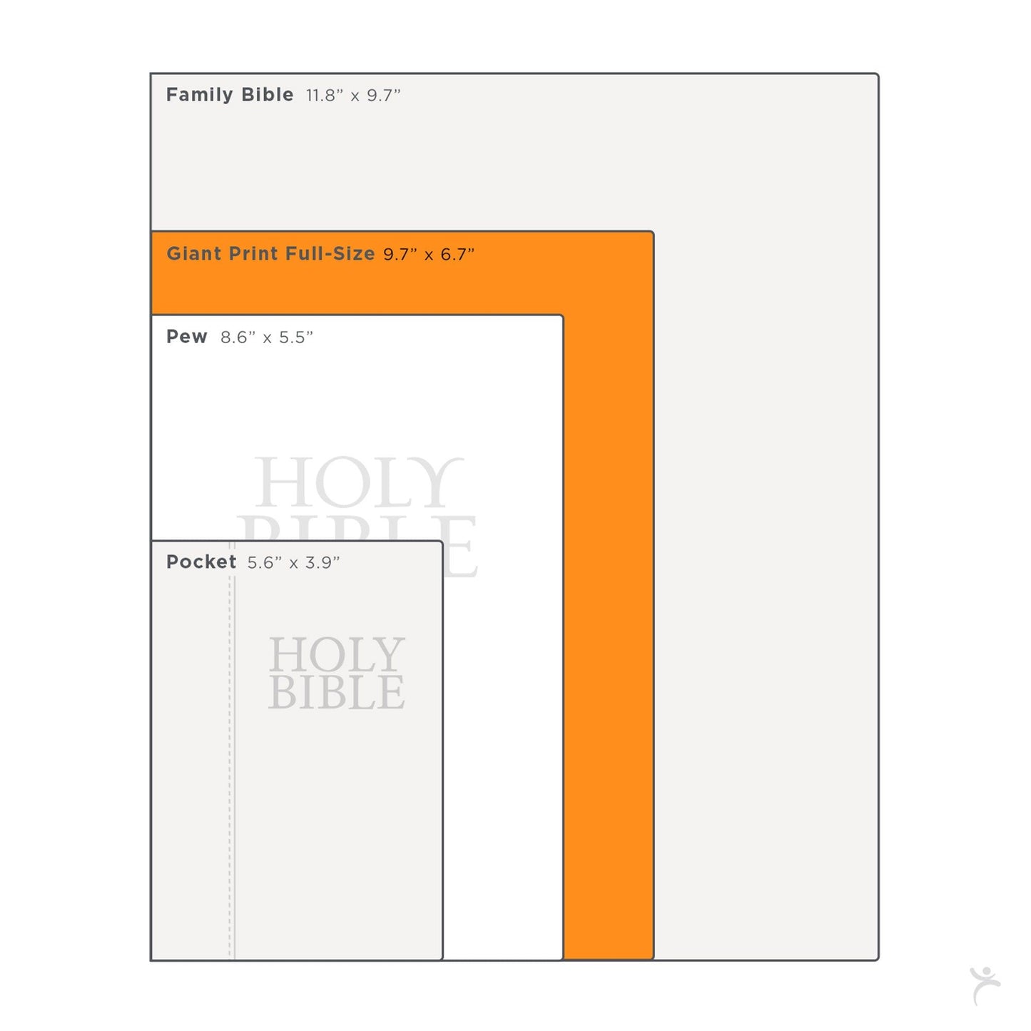 KJV  Bible  Giant  Print  Full-size  Faux
Leather, Dark Brown