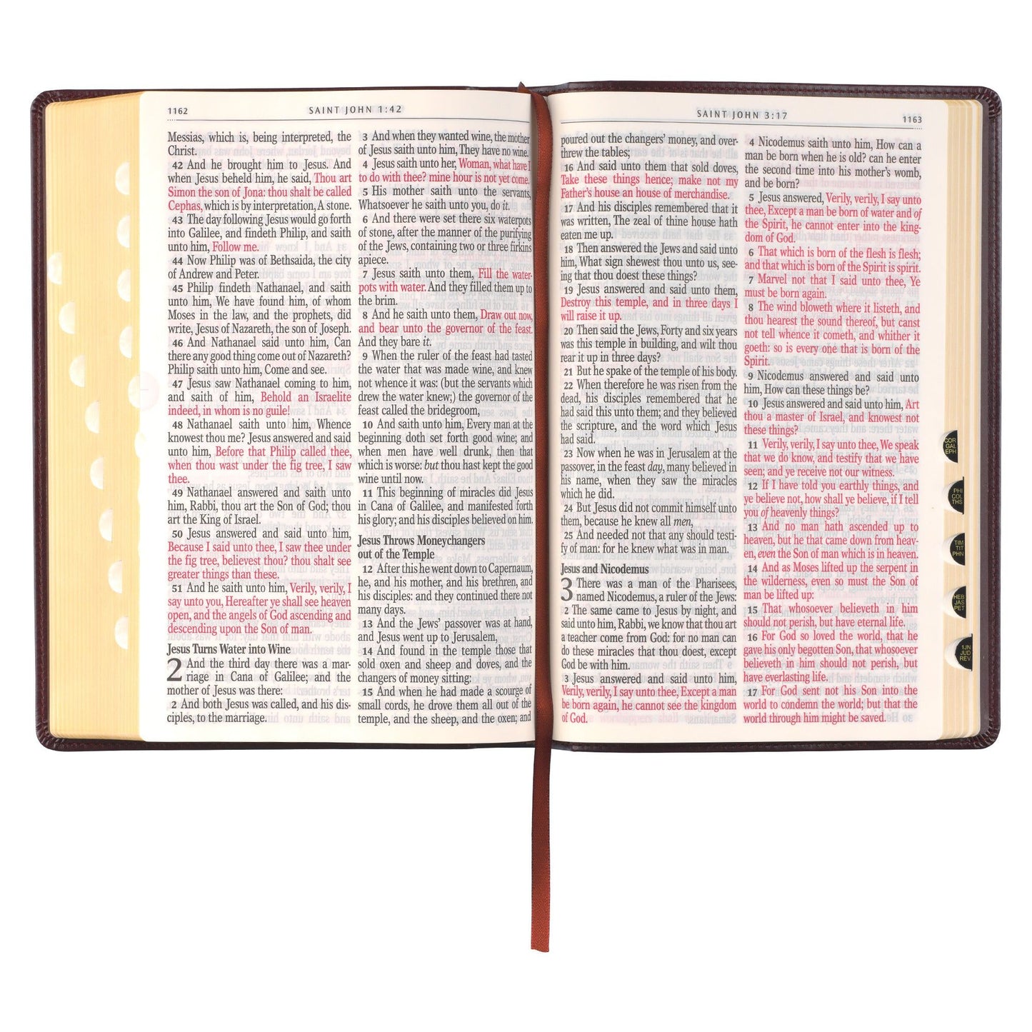 KJV  Bible  Giant  Print  Full-size  Faux
Leather, Dark Brown