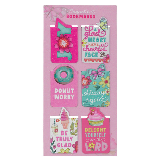 Magnetic  Bookmark  Set  A  Glad Hear t
Makes A Cheerful Face Prov. 15:13