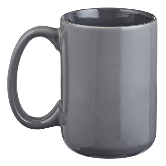 Mug Gray Lion Be Strong Josh. 1:9