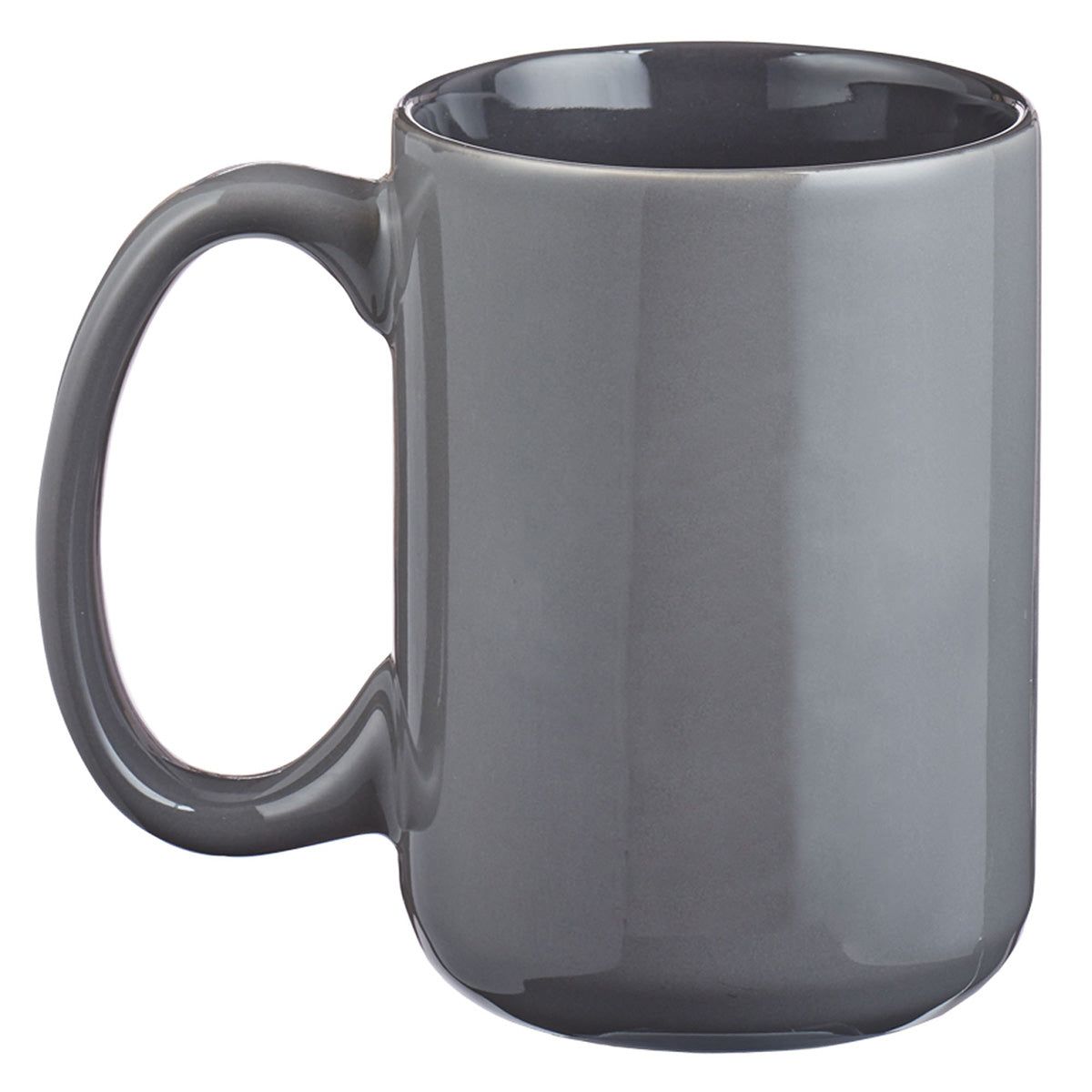 Mug Gray Lion Be Strong Josh. 1:9