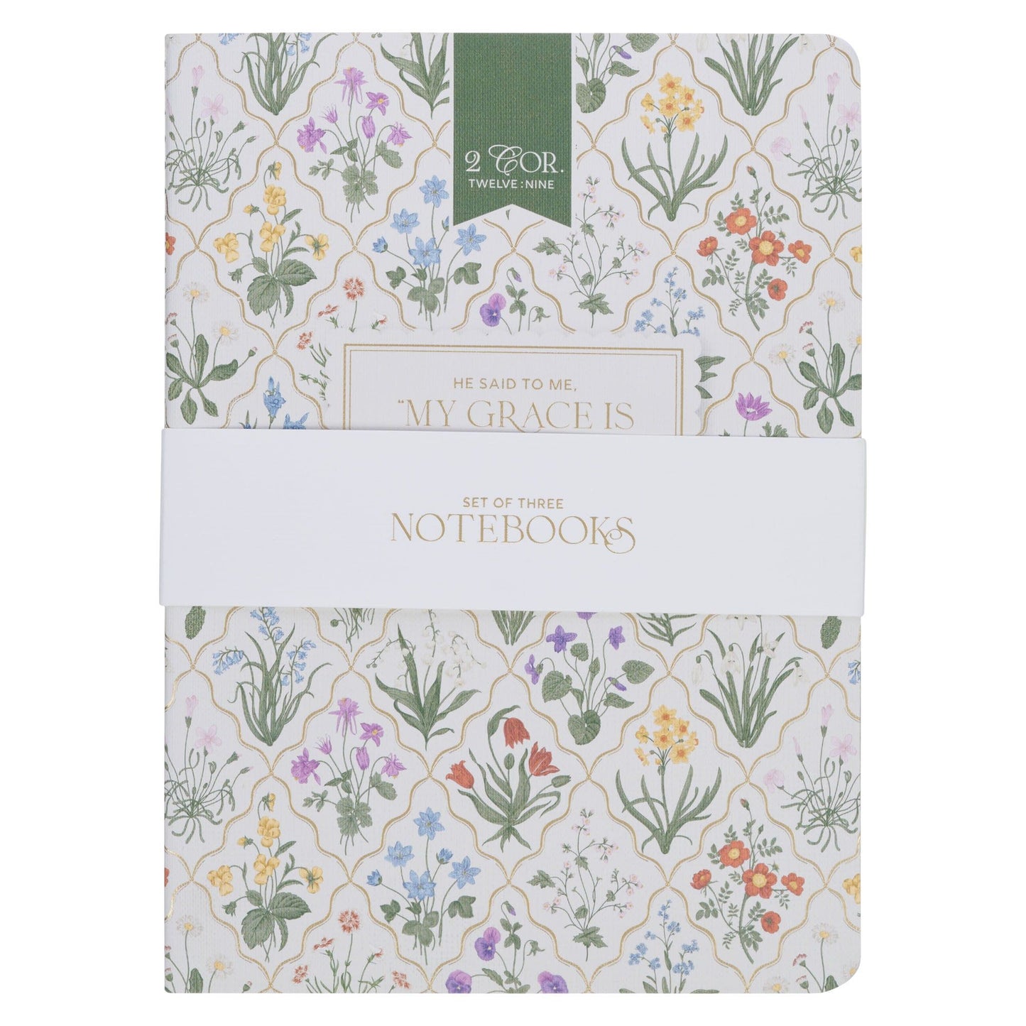 Notebook Set 3pc My Grace Is Sufficient
For You 2 Cor. 12:9