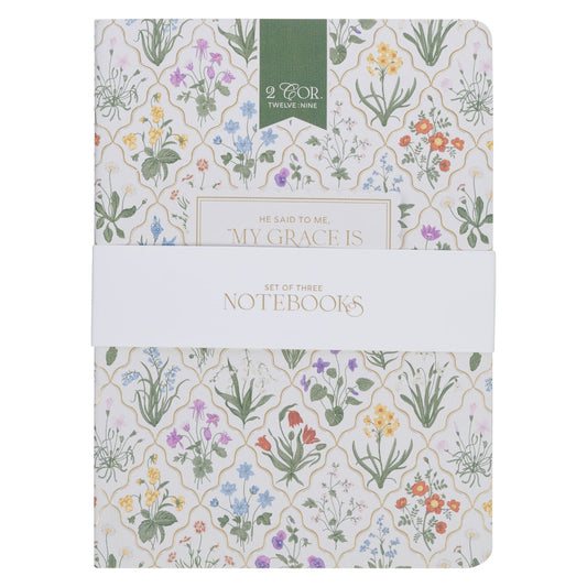 Notebook Set 3pc My Grace Is Sufficient
For You 2 Cor. 12:9