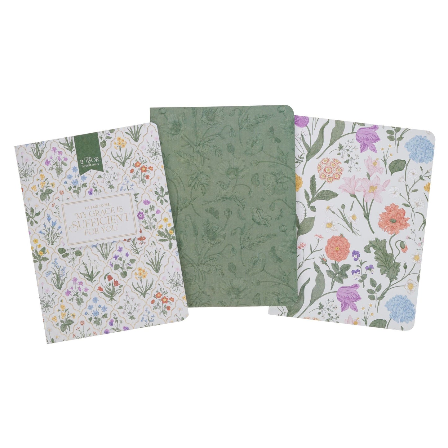 Notebook Set 3pc My Grace Is Sufficient
For You 2 Cor. 12:9