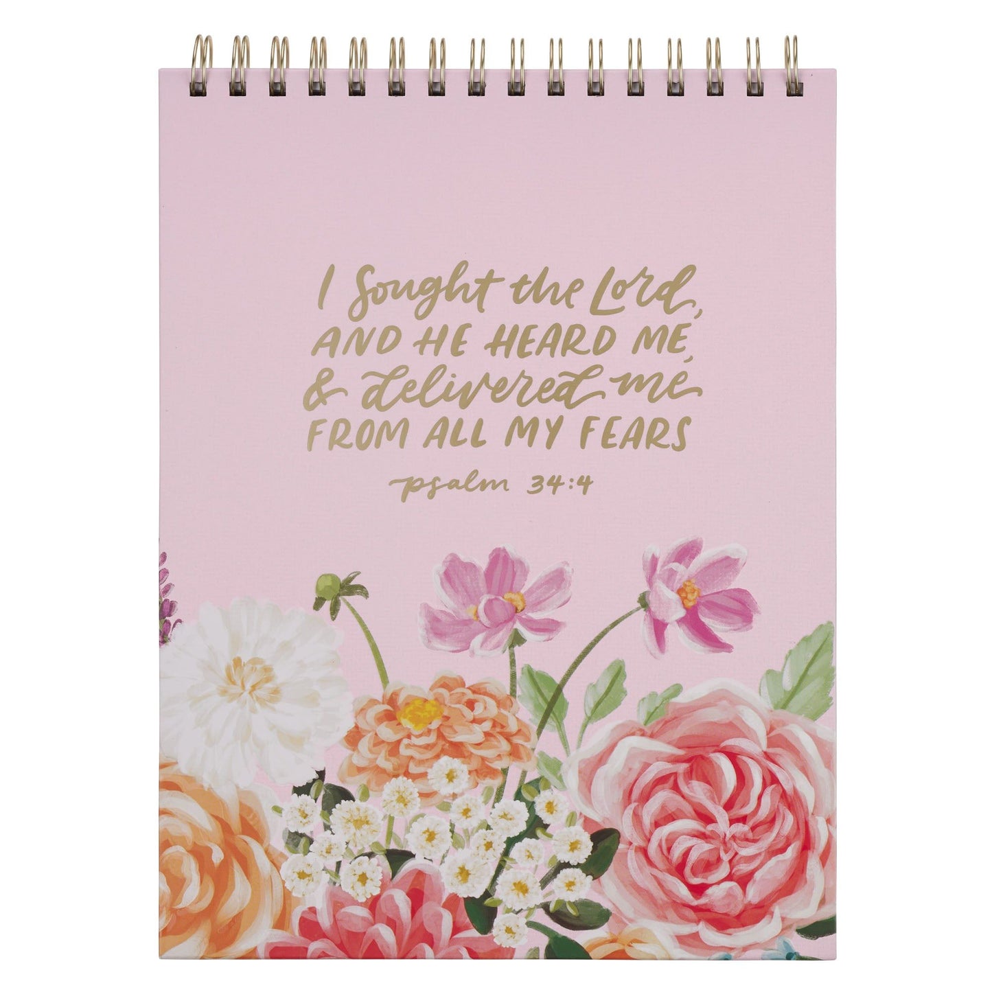 Spiral-bound Notepad I Sought the Lord
Ps. 34:4