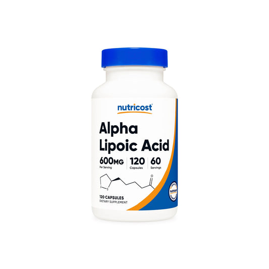 Alpha Lipoic Acid Capsules 600 mg (120 Caps)