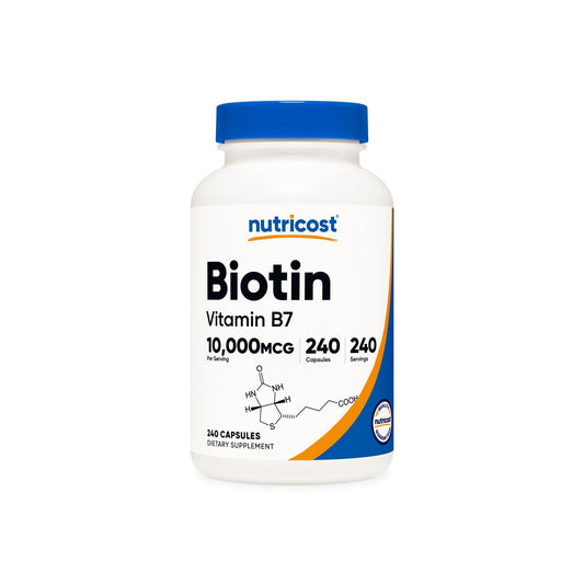 Biotin Capsules (10 MG) (240 Capsules)