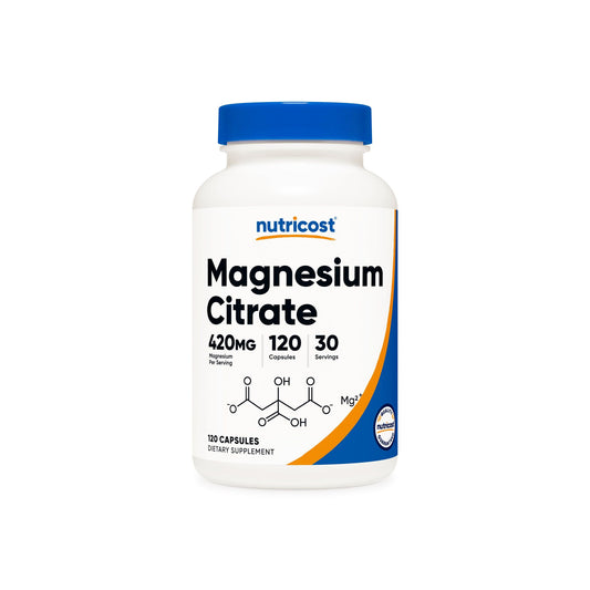 Magnesium Citrate Capsules (420 Per Serving) (120 Capsules)