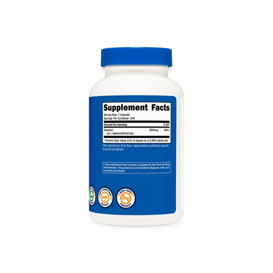 Selenium Caps 200mcg 240 Caps