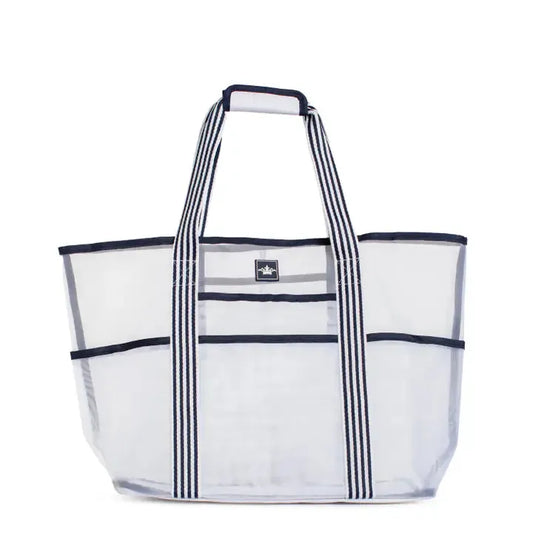 Navarre Beach Tote   Navy   16.5x15x8.5
